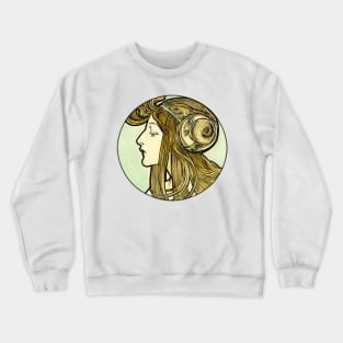 Bohemian Woman Design Crewneck Sweatshirt